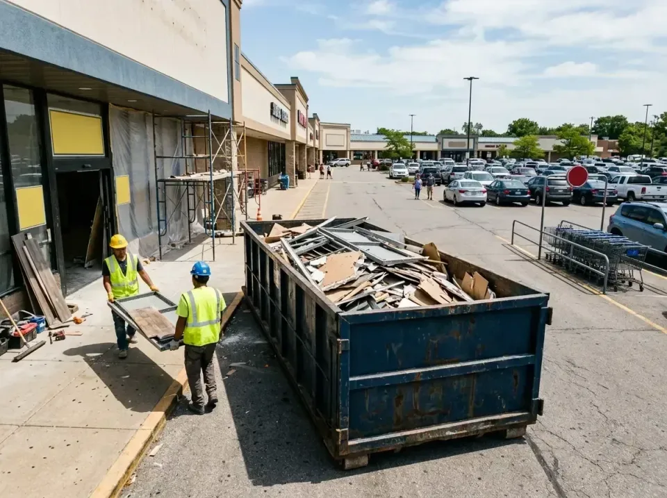 retail-store-renovation-debris-003 — frequently asked questions, Roll-off Dumpster Rentals in Plymouth, PA